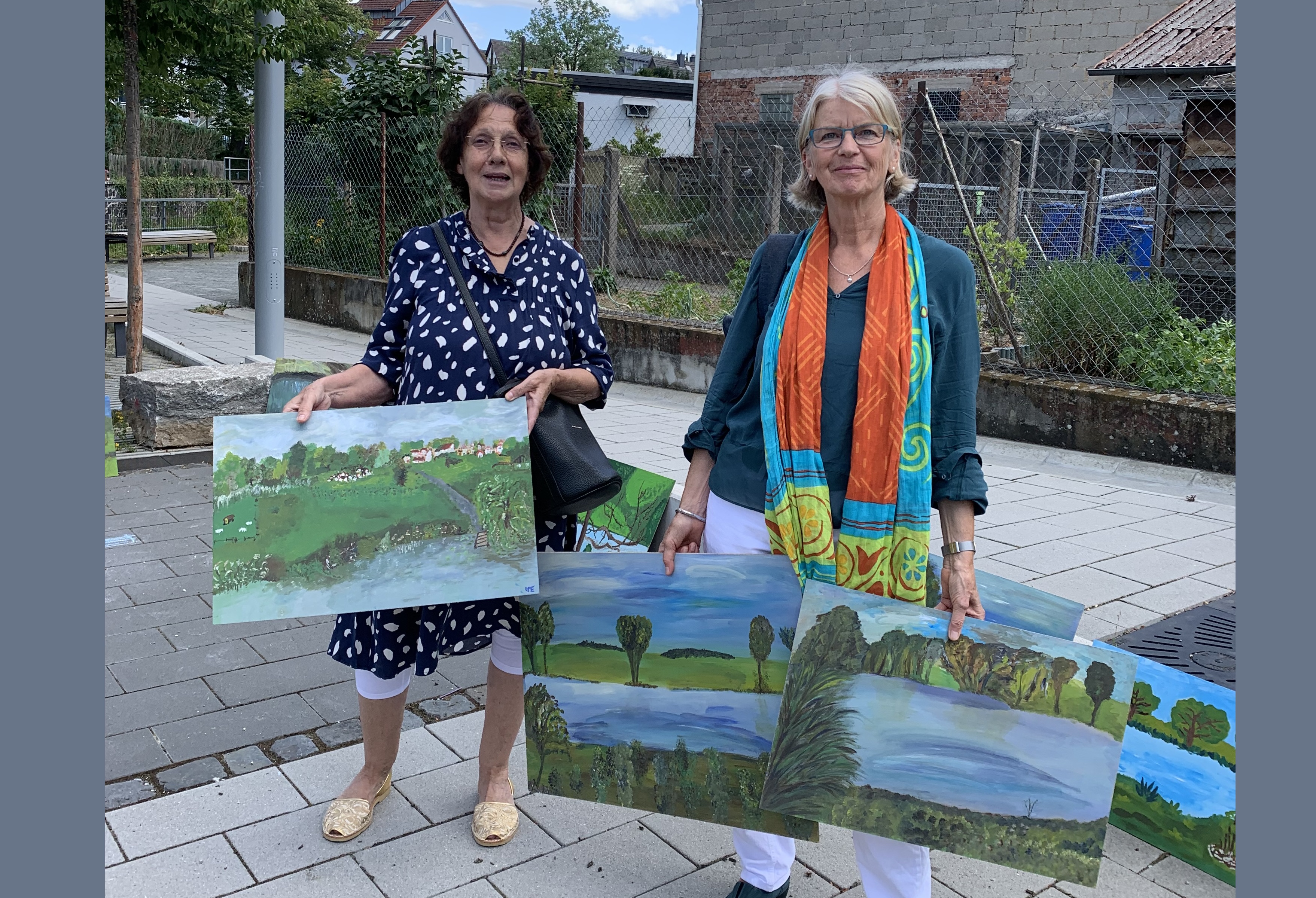 Vernissage auf dem Bachtrompeterplatz